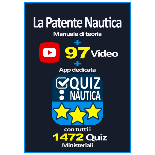 Kit Quiz Nautica + 2 libri + 3 Carte Nautiche - immagine 2